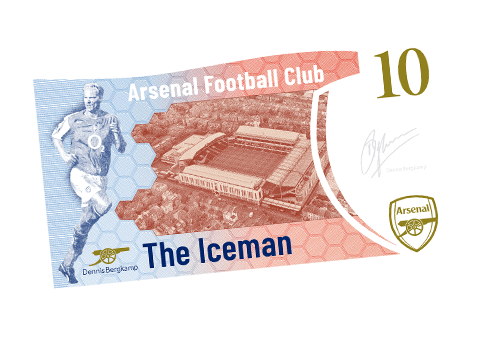 Dennis Bergkamp Arsenal Note