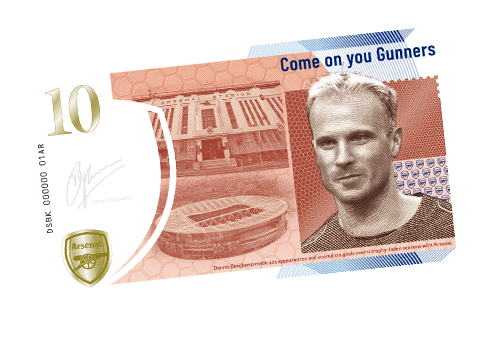 Dennis Bergkamp Arsenal Note